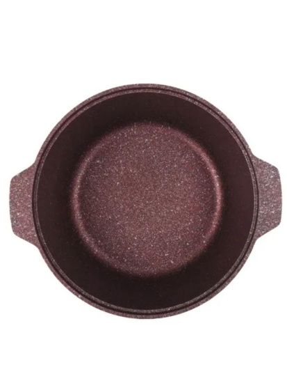 Кастрюля-жаровня 4,0л со стекл.крышкой АП "Granit ultra" (red) жга41а