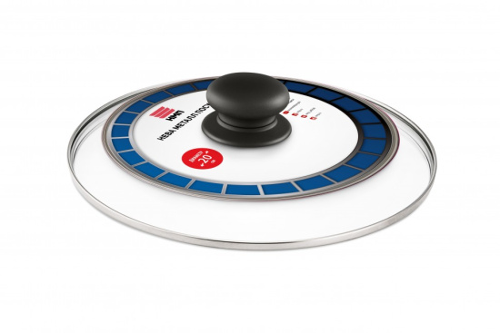 Крышка стекл. с метал. ободом 20 см 43020