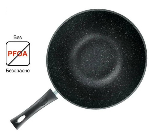 Сковорода вок 28 литая Индукция Гранит н/р L3128Wi Сковорода вок 28 литая Индукция Гранит н/р L3128Wi