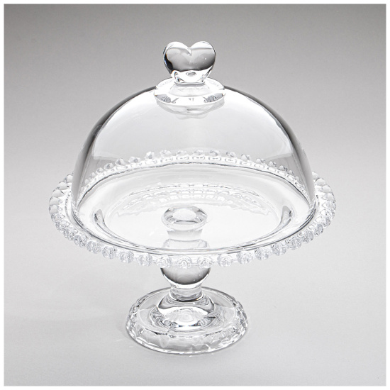 БЛЮДО "SWEETY" С КРЫШКОЙ НА НОЖКЕ 19,5Х20,5 СМ 691-112