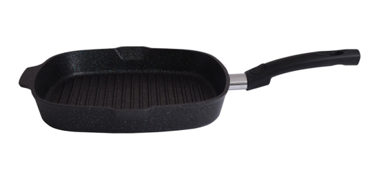 Сковорода-гриль квадратная 280*280мм со съемной ручкой с кр. АП "Granit ultra" (blue) сгкгг282а Сковорода-гриль квадратная 280*280мм со съемной ручкой с кр. АП "Granit ultra" (blue) сгкгг282а