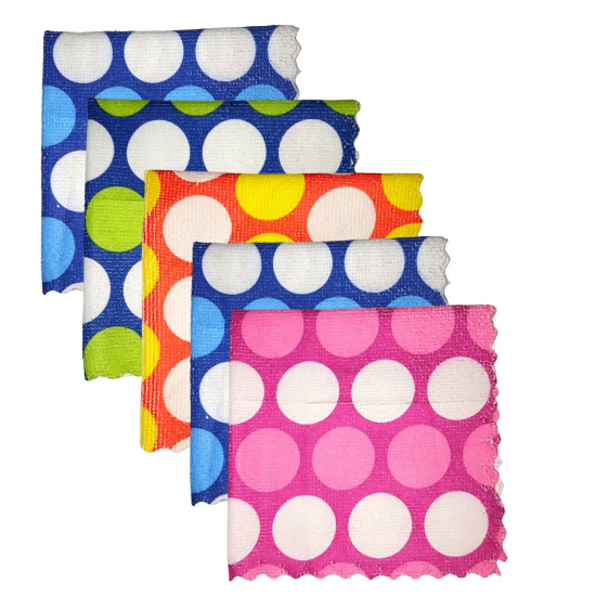 Набор салфеток из микрофибры 5шт 30*30см OLS-32/862-32