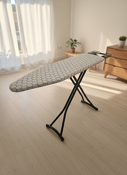 Гладильная доска на стальной сетке с х/б чехлом  110x33cm OLS-335-7