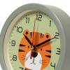 Будильник кварц. 15см корпус оливковый Тигренок В4-054