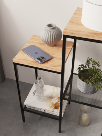 Подставка для цветов Парма 24л Черный ПДЦП24Л Ч