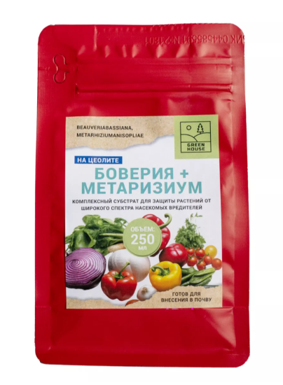 Удобрение Green House Метаризиум+ Боверия на цеолите 250мл