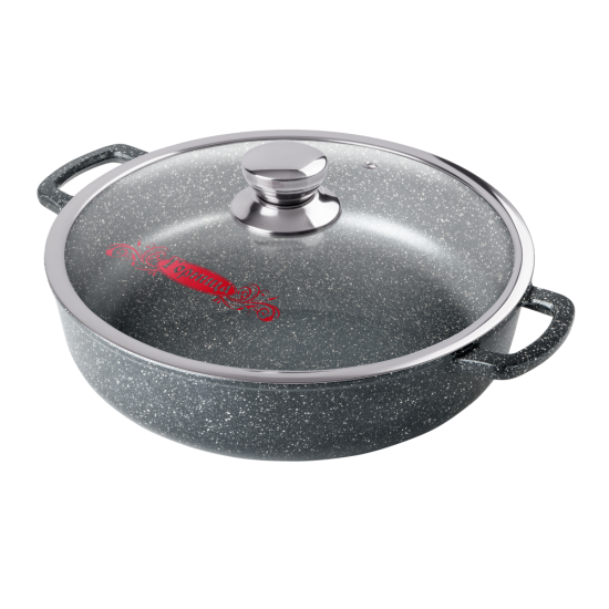 Жаровня 260/70 с крышкой гранит ж2611аг