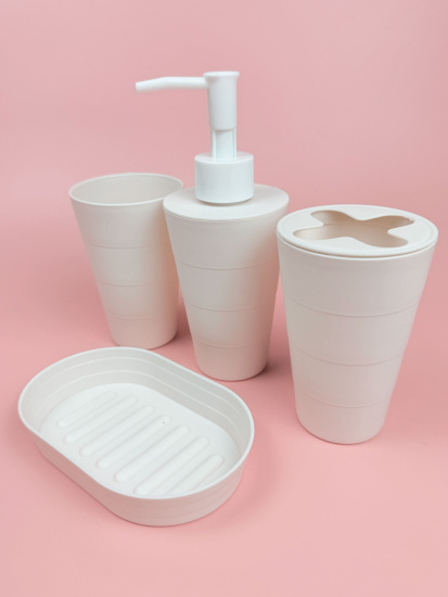 Набор аксессуаров для ванной комнаты 4 предмета OLS-033A-51