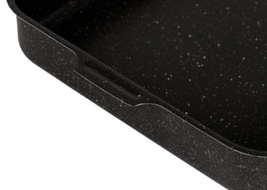 Противень 190х250 мм, 2 цельн. руч., б/кр, а/п. Easy Stone. Алюминий марки А5 6325152