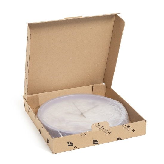 3027-057 (10) Часы настенные круг d=30см, корпус сиреневый "Ирисы", Рубин