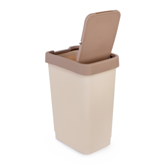 Контейнер д/мусора 25л (бежевый) М8972