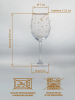 НАБОР БОКАЛОВ ДЛЯ ВИНА "GOLDY" ИЗ 2 ШТ. 540 МЛ 685-111