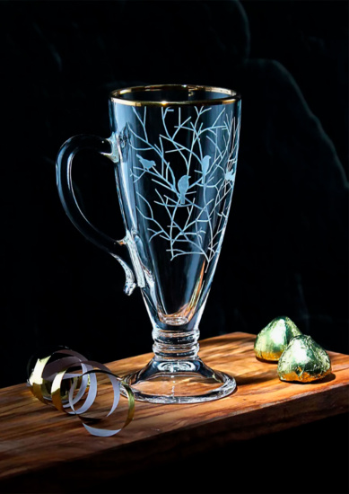 Кружка для чая /кофе 250 мл. арт.8006-ГЗ6 "Венский лес"