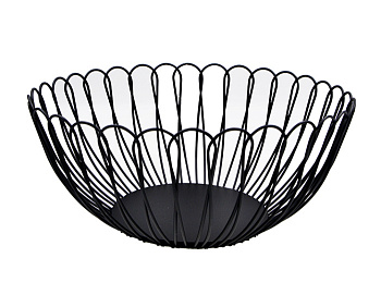 Ваза для фруктов Fanhoff 25*11 см, 108807 сталь