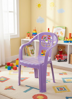 Стульчик детский "Пиколо" фиолетовый С813ФИЛ