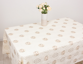Клеенка 137см Lace Print CYM-106С2 беж