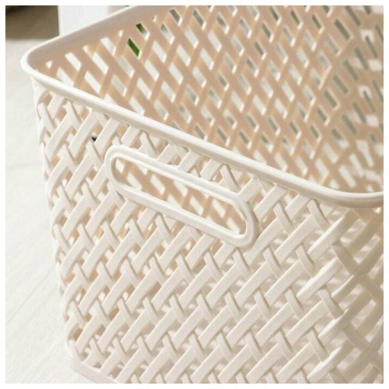Корзина "Плетенка" 350х290х175мм (бежевый) М3502