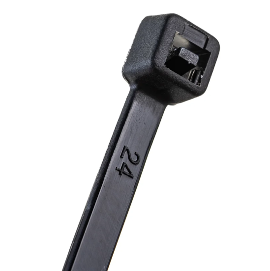 Хомут-стяжка нейлон, 100шт, 200х3,6мм, черный 008602