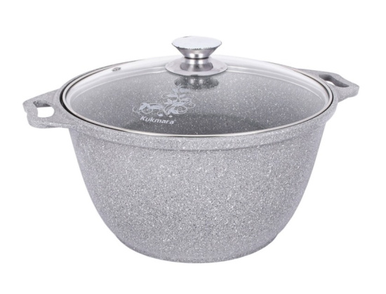 Кастрюля 4,0л со стекл. кр. АП (светлый мрамор) кмс42а Кастрюля 4,0л со стекл. кр. АП (светлый мрамор) кмс42а