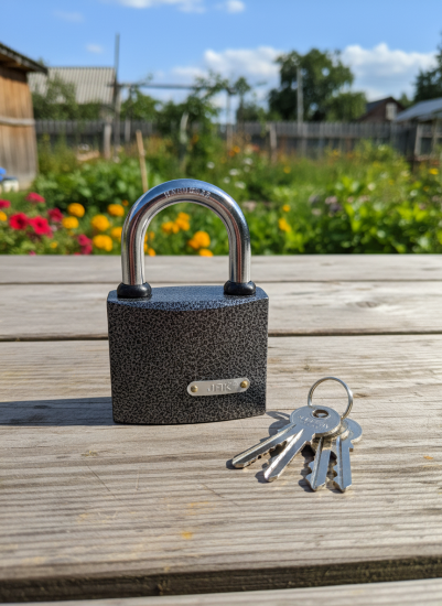 Замок навесной 75 мм с порошковым покрытием OLS-381-8