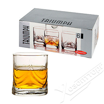 Стакан 200мл ТРИУМФ 6шт 41610В (Инд.уп.)