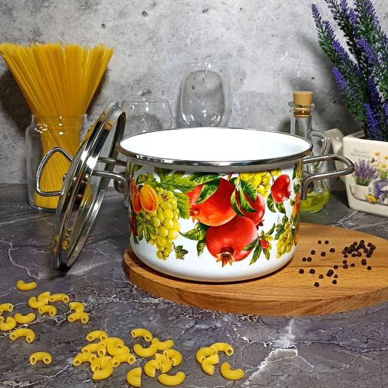 Кастрюля 3,0л Granada белосн. 1SD185S