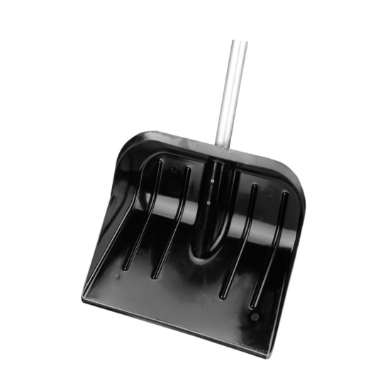 Лопата д/снега из полик-та "Эконом" 446х357мм (с черенком) М7827