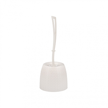 Ерш "Вязаное плетение" с подставкой бежевый М6886