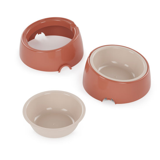 Лего-миска для животных с наклоном "Эффи" 0,3л ALTA М9044