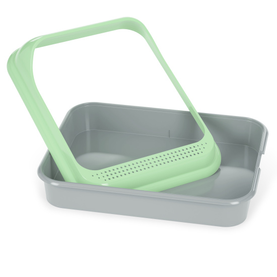 Лоток "Барсик" (с рамкой)(зеленый) М6931