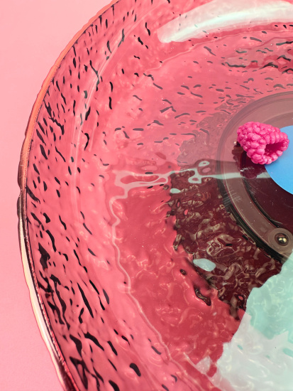 Фруктовница 26см (пластик) цвет микс OLS-033А-6