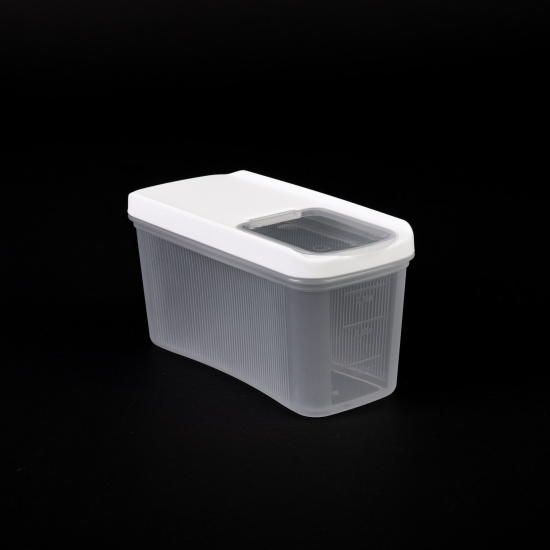 Емкость для сыпучих продуктов "Лайн" 1л (белый) М9001 Емкость для сыпучих продуктов "Лайн" 1л (белый) М9001