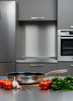 Сковорода Triply из нерж. стали с а/п 24x5,5см OLS-HR179-9 