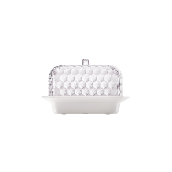 Масленка "Мозаика" (бело-прозрачный)  М5571