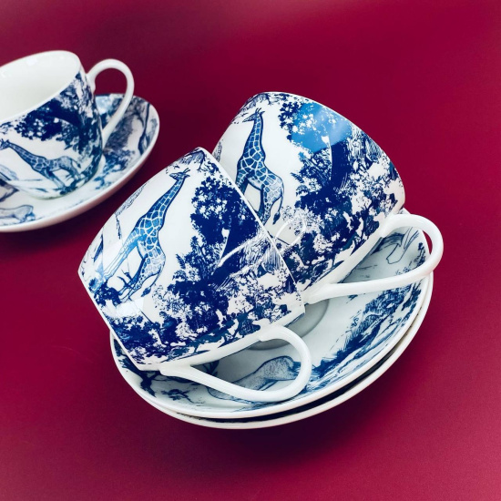 Чайный набор 260мл 12пр. в под.уп.(х6)Фарфор 133-432