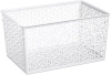 Корзинка универсальная "Линден" 6,7л, 290х190х150мм (белый) 221313429/01