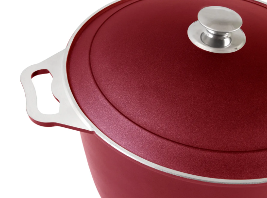 Кастрюля 10,0л ДП (бордо) к101б