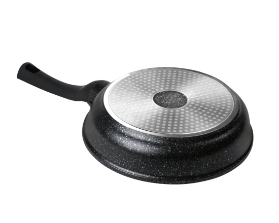 Сковорода 200/49мм Серебро Induction с пласт/руч. без кр., ис9201ср..