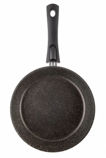 Сковорода с крышкой и съемной ручкой линейка Мрамор серии "ОРИОН" д.22 1922-04-01-10