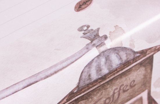 Клеенка 140см "Mirror" Кофе латте GX-130A (15044)