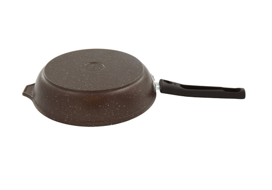 Сковорода 220/50 мм со съемной ручкой,антипригарное покрытие(кофейный мрамор)  смк222а  Сковорода 220/50 мм со съемной ручкой,антипригарное покрытие(кофейный мрамор)  смк222а