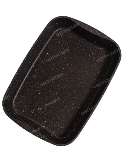 Противень 335х220*55мм  АП (темный мрамор) пмт01а