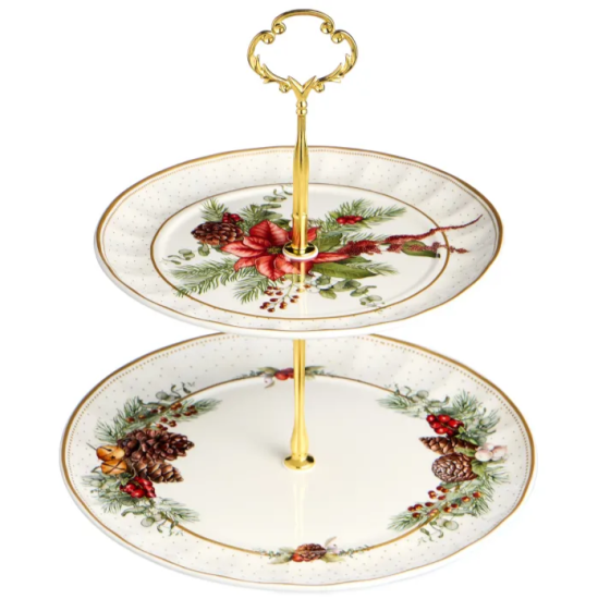 БЛЮДО ДВУХЪЯРУСНОЕ LEFARD "CELEBRATION" 54-618