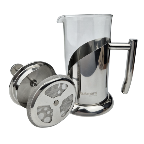 Френч-пресс комбинированный (нерж/стекло), 1000мл ФП-02 Френч-пресс комбинированный (нерж/стекло), 1000мл ФП-02