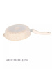 Сковорода глубокая 280мм с ручкой,АП линия "Грация" (белый/золото) сгбз280а