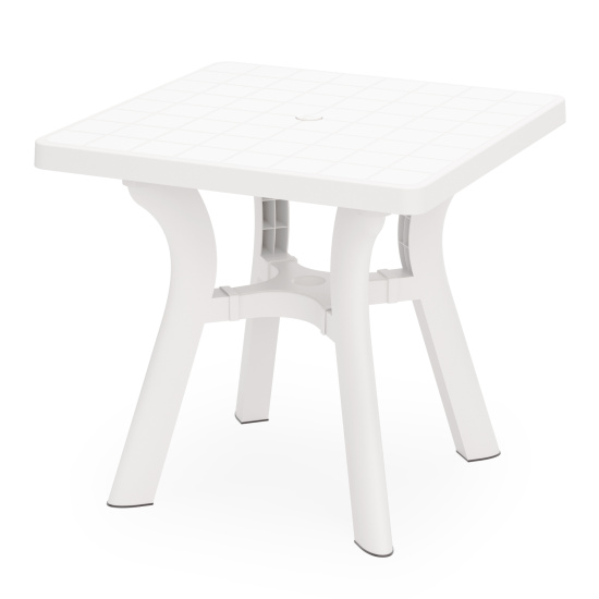 Стол квадратный "Атлант" 800мм (белый) М8821