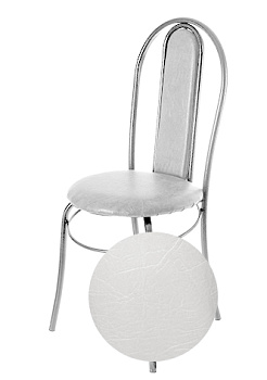 Стул "Венский" 55  н.хром,мрамор