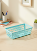 Корзина для хранения "Велетта" 25х14х7см бирюзовая С712БИР