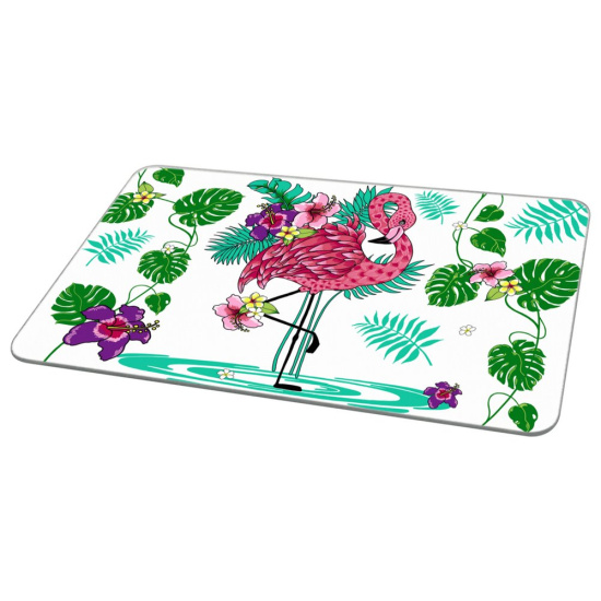 Доска разделочная+подставка под горячее Фламинго 18*28см 48-71