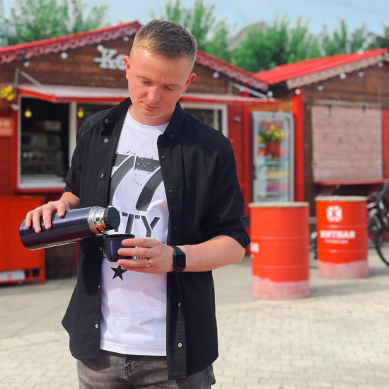 Термос у/г NВ-1000N "Ночное небо" (BIOSTAL)